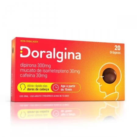 Dipirona 300mg Doralgina c/ 20 comp